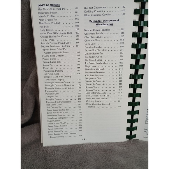 High Point Friends School and Meeting Cookbook High Point NC 2006 Local Recipes - Picture 12 of 16